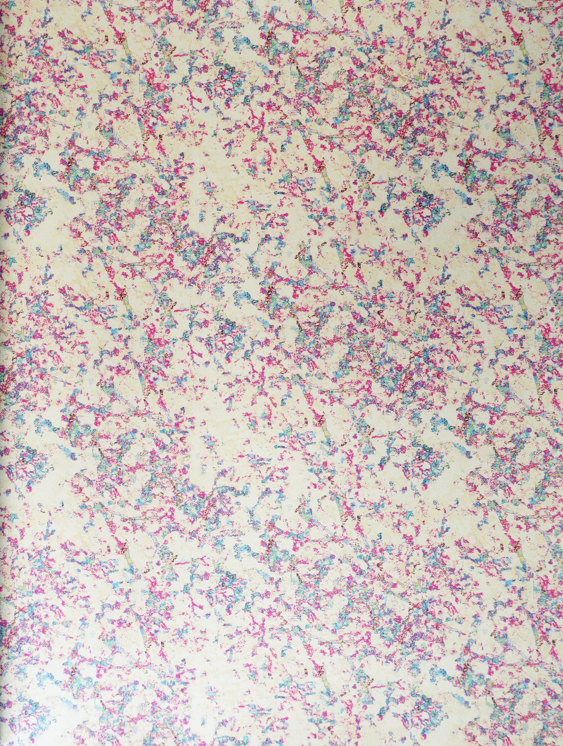 MORTLAKE - Pink, blue, green gypsophila on silver image 0