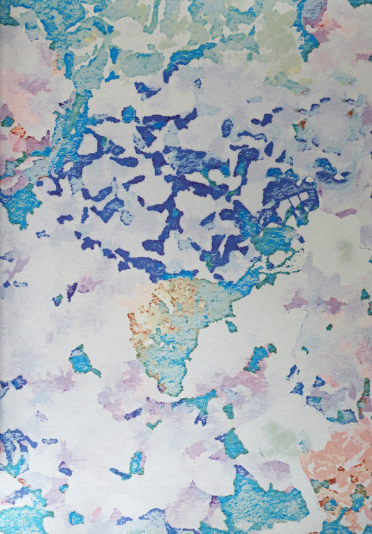 HOLCOMBE - Dark blue, green large hydrangea on pearl image 0