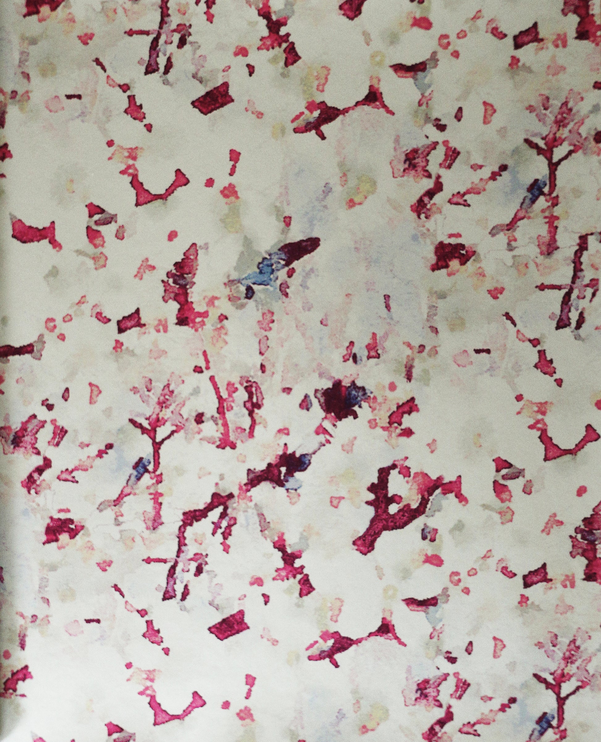 MELLOR - Pink cherry blossom on silver image 0