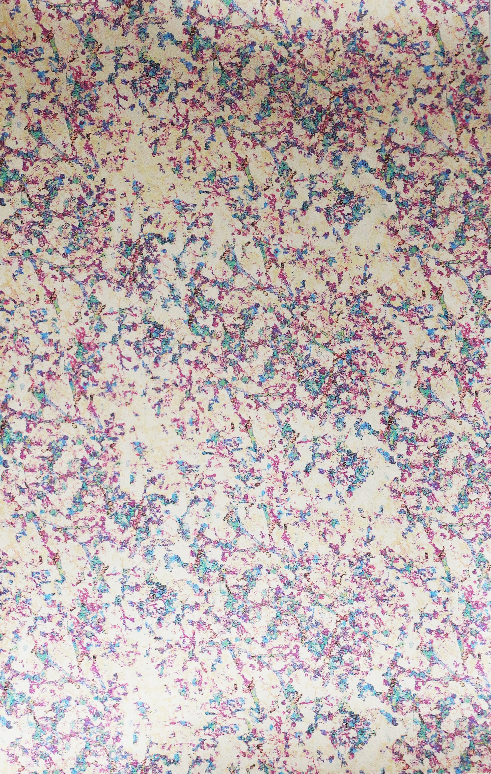 MORTLAKE - Peach, blue, green, pink gypsophila on foil image 0