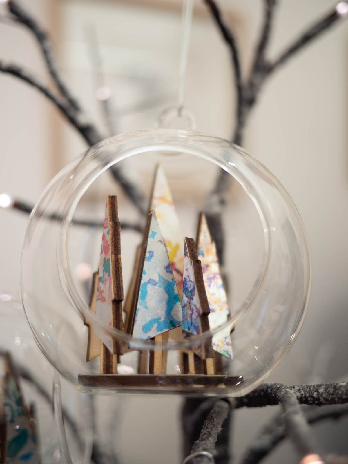 Christmas Bauble - Miniature Trees image 0
