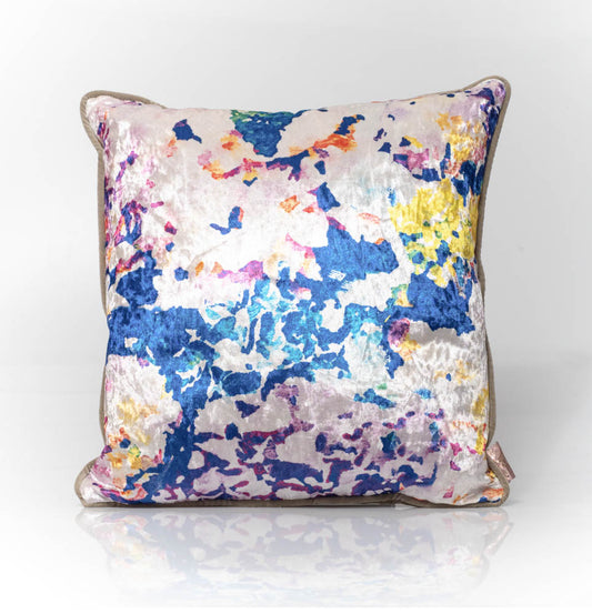 Holcombe Blue, Pink and Purple Cushion image 0