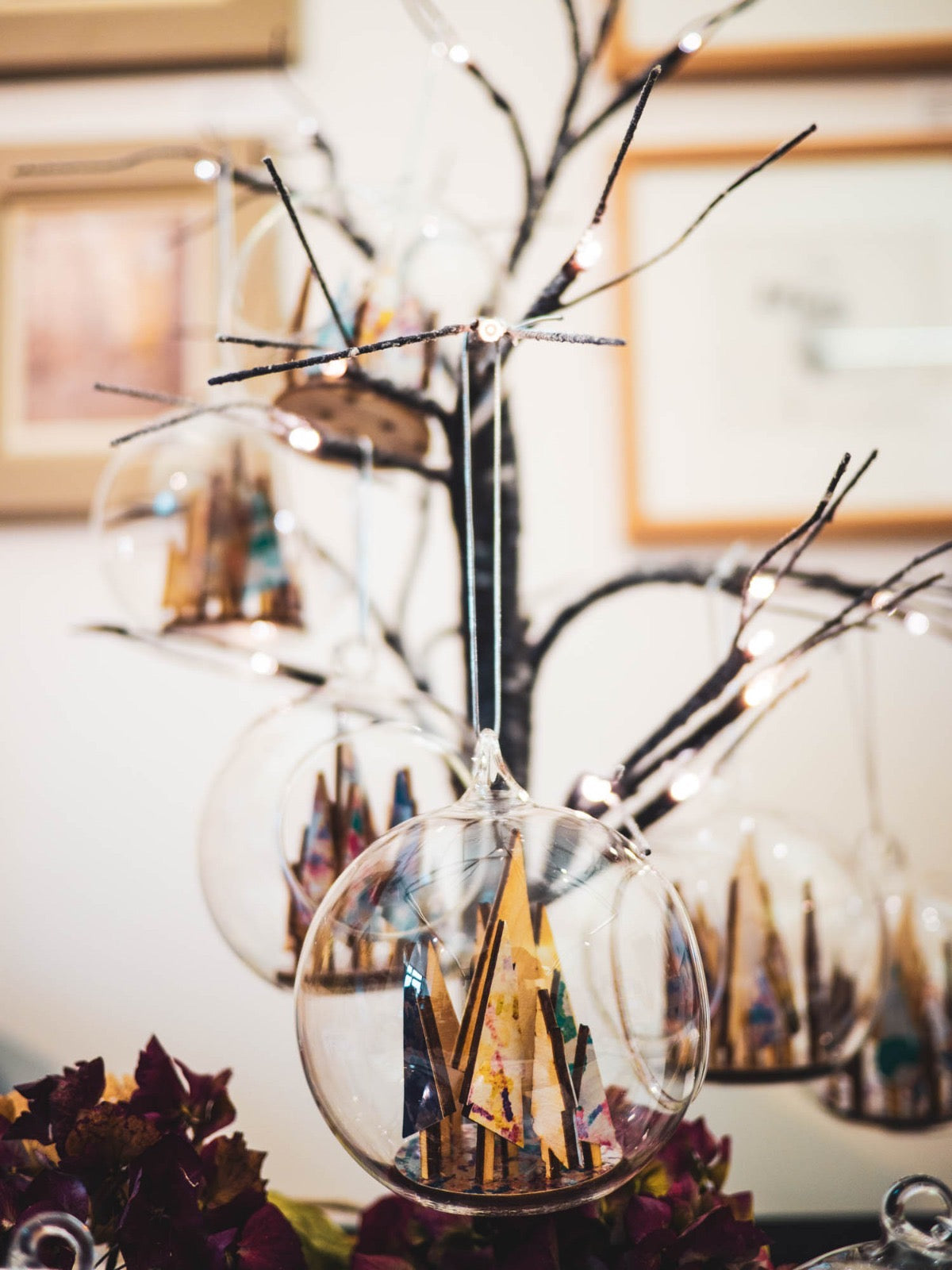 Christmas Bauble - Miniature Trees - Box of 6 image 0